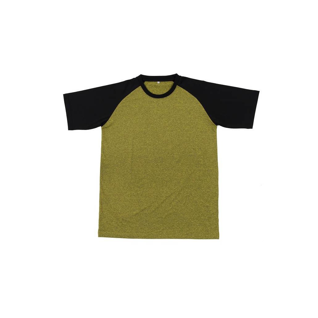 Short Sleeve Yellow Tshirt Singapore With Black Sleeves