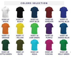 KSS01 – Plain Cotton Round Neck T-Shirt (KIDS)