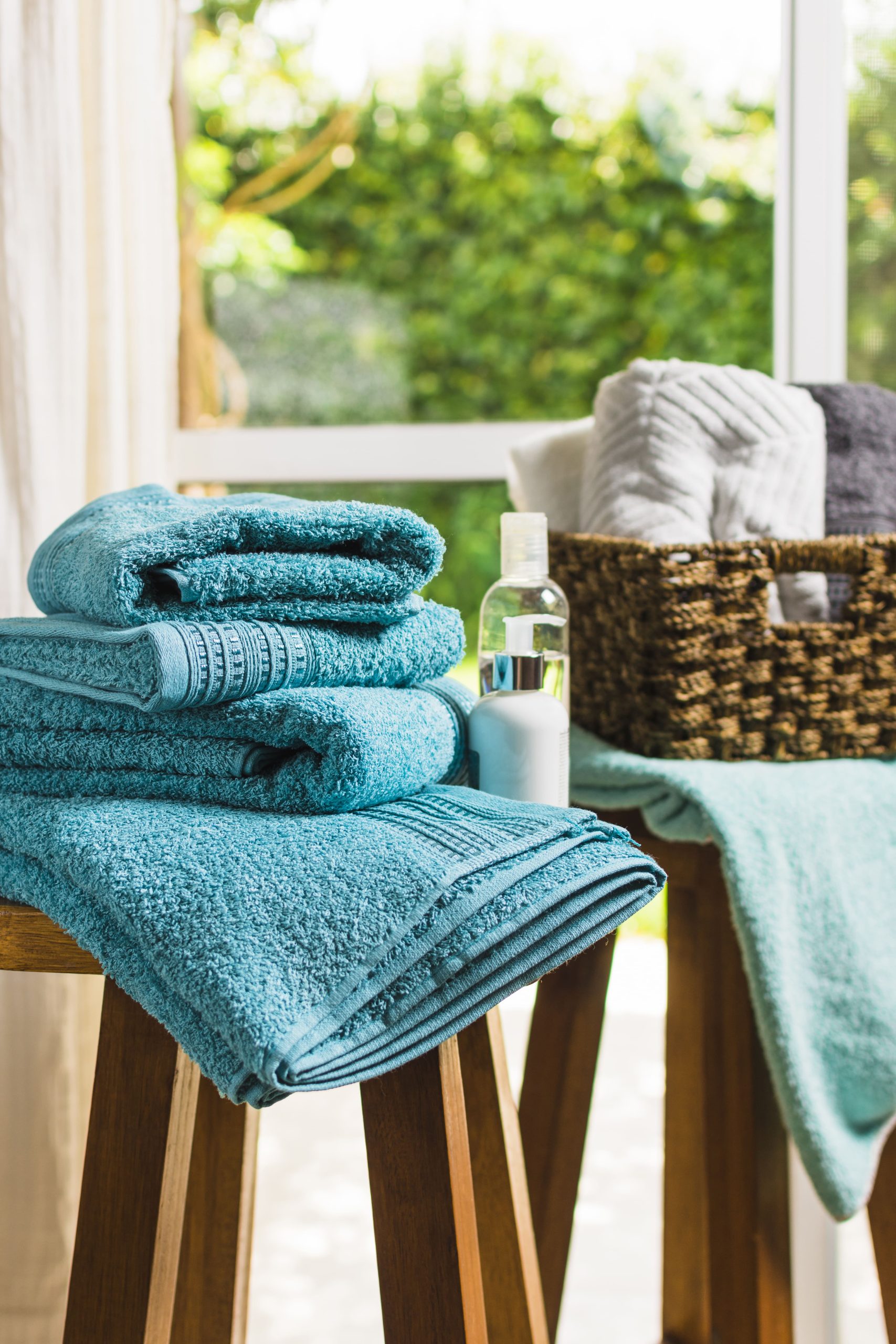 beautiful-composition-spa-bath-concept bath towel on chair