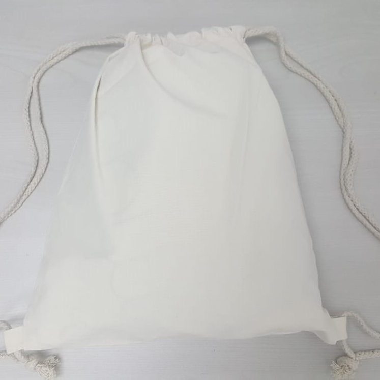 canvas drawstring bag