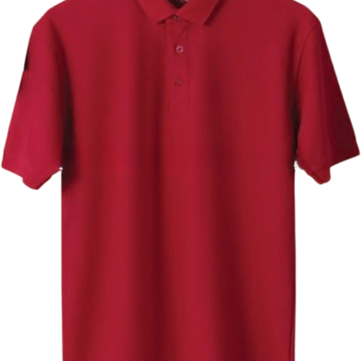 Image showcasing a maroon coloured shirt