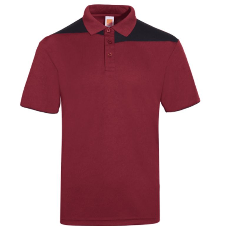 QD61- Quick Dry 2 Tone Drifit Polo (Unisex)