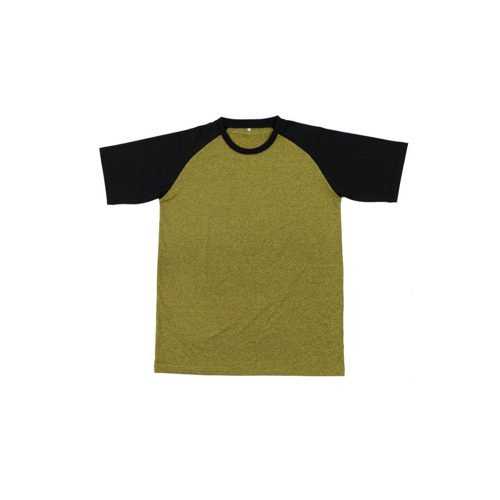 Short Sleeve Yellow Tshirt Singapore With Black Sleeves