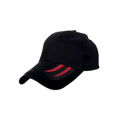 Two Red Lines Black Cap
